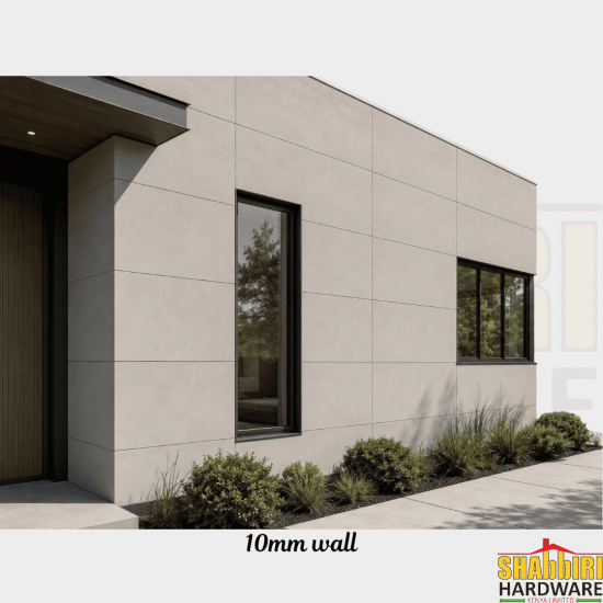 Fiber Cement Smooth Board 10mm × 1200mm × 2400mm | Extra Strong Paintable Walling Board Kenya