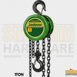 JADEVER 1 Ton Chain Pulley Block – Manual Chain Block Hoist 1000kg | Shabbiri Hardware Kenya