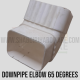 SQUARE DOWNPIPE ELBOW 65 DEGREES