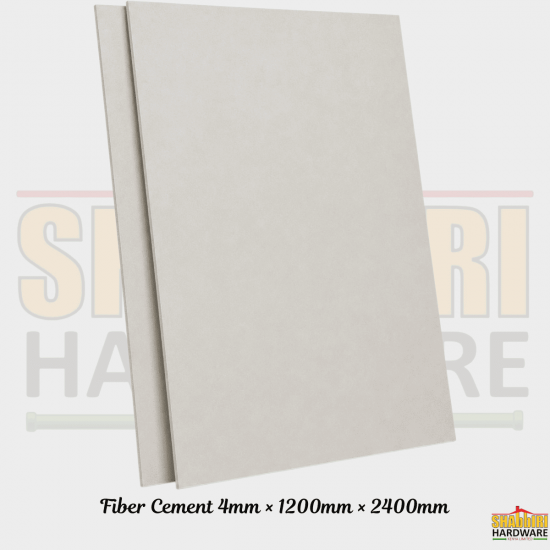 Fiber Cement Board 4mm × 1200mm × 2400mm |Paintable Cement Board Kenya