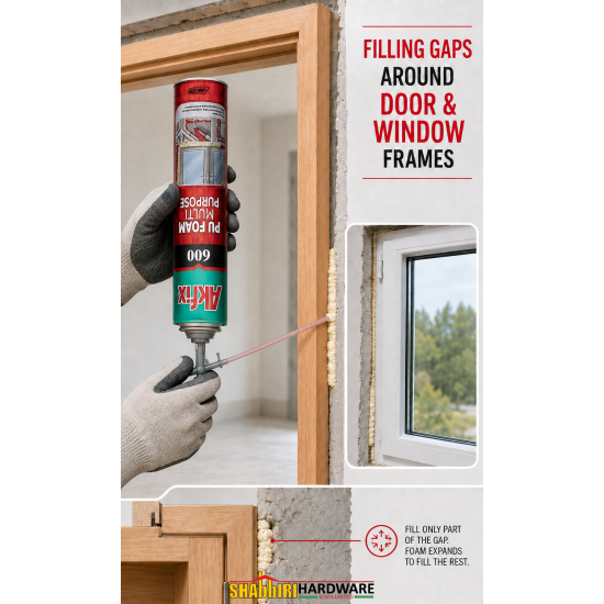 Akfix 600 PU Foam Multipurpose 750ml – Expanding Polyurethane Foam in Kenya