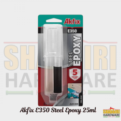 Akfix E350 Steel Epoxy 25ml – Quick Setting 5 Minute Clear Epoxy Adhesive Glue for Metal, Wood, Concrete, Glass & Ceramic | Shabbiri Hardware Kenya