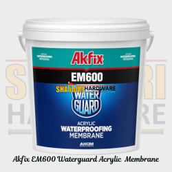 Akfix EM600 Waterguard Acrylic Waterproofing Membrane 20Kg – Roof & Terrace Waterproofing Paint Kenya