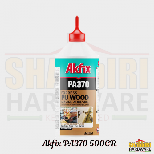 Akfix PA370 Fast Cure PU Wood Glue D4 500g — Waterproof Marine-Grade Polyurethane Wood Adhesive