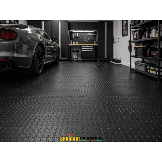 Black Coin Mat Flooring Roll – 3mm Heavy Duty Anti-Slip Floor Mat 15m x 1.5m  in Kenya | Best Price at Shabbiri Hardware