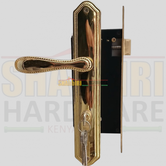 LHP Z306 85 PB Golden Steel Wood Door Lock Union
