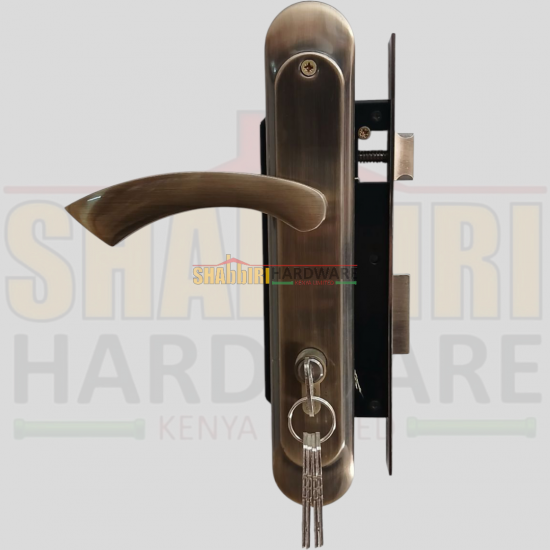 LS-B-22-A3-AB Steel and Wooden Door Lock Union