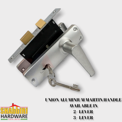 2-Lever Mortice Lock with Aluminium Handle – Best Price in Kenya | Shabbiri Hardware
