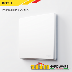 Modern Intermediate Switch - White