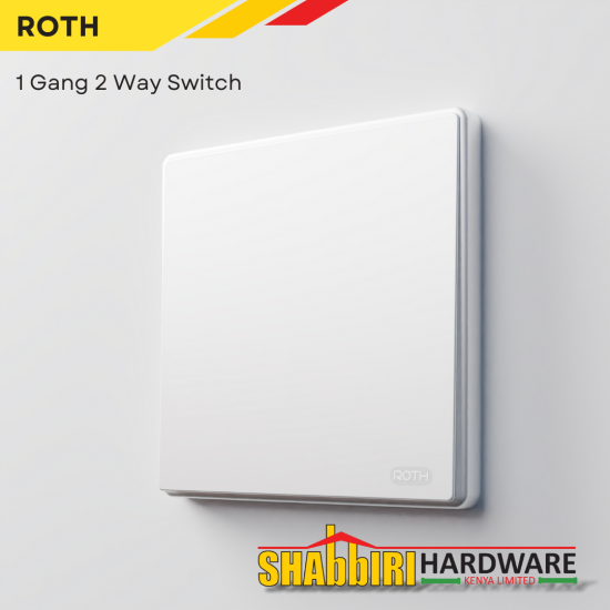 MODERN 1 GANG 2 WAY SWITCH - WHITE MODERN 1 GANG 2 WAY SWITCH - WHITE