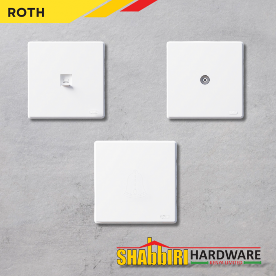MODERN TV SOCKET - WHITE MODERN TV SOCKET - WHITE