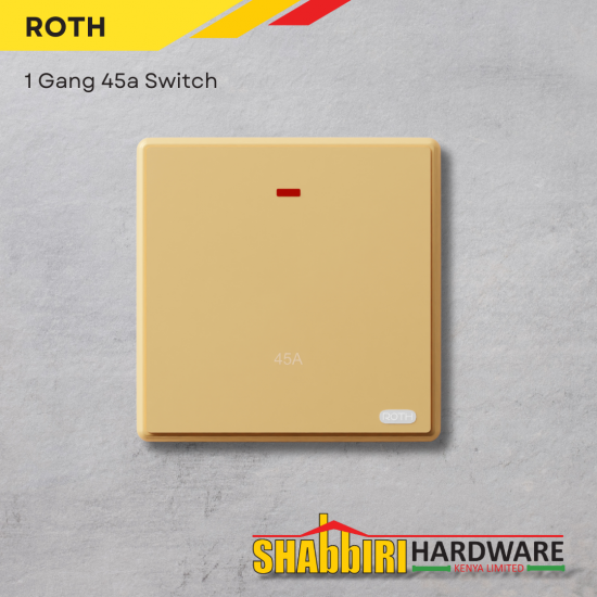 MODERN WATER HEATER SWITCH - GOLD 45A