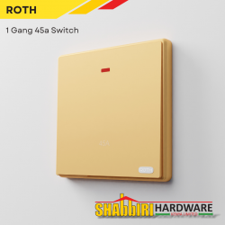 MODERN WATER HEATER SWITCH - GOLD 45A