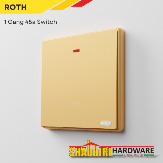 MODERN WATER HEATER SWITCH - GOLD 45A