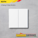 MODERN 2 GANG 2 WAY SWITCH - WHITE MODERN 2 GANG 2 WAY SWITCH - WHITE