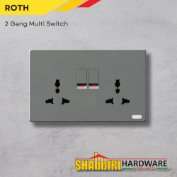 MODERN TWIN SOCKET - GUN GREY