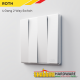 MODERN 4 GANG 2 WAY SWITCH - WHITE MODERN 4 GANG 2 WAY SWITCH - WHITE
