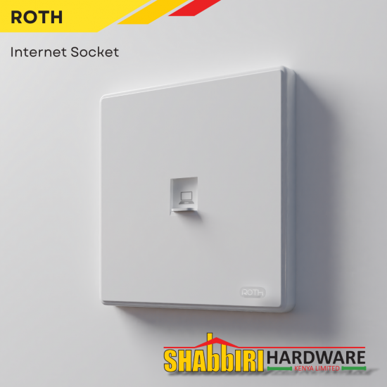 MODERN INTERNET SOCKET - WHITE