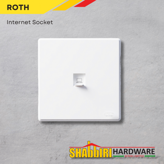 MODERN INTERNET SOCKET - WHITE