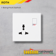MODERN SINGLE SOCKET MULTI SWITCH - WHITE MODERN SINGLE SOCKET MULTI SWITCH - WHITE
