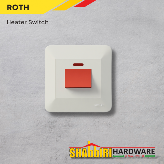 MODERN WATER HEATER SWITCH - WHITE