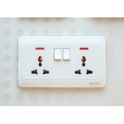 TWIN SOCKET UNIVERSAL ROTH