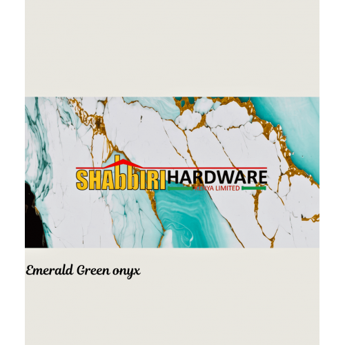  Emerald Green Onyx PVC Marble Sheet