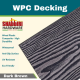 WPC DECKING - BROWN