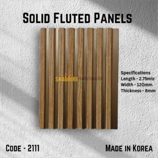 PS FLUTED WALL PANELS - GOLDEN WALNUT (2111)