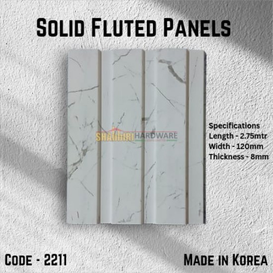 PS FLUTED WALL PANELS - MARBLE FINSIH (2211)