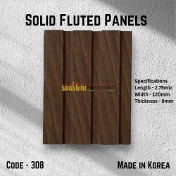 PS FLUTED WALL PANELS - American Walnut Chevron (308)