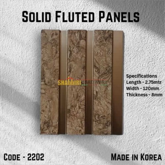 PS FLUTED WALL PANELS - BRONZE MARBLE VEINS (2202)