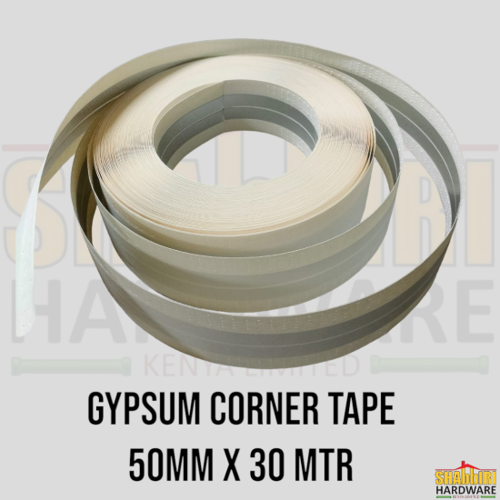 GYPSUM CORNER TAPE 30MTR X 50MM