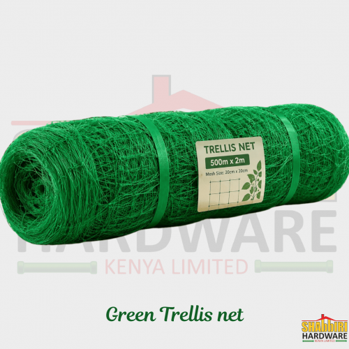 Green Trellis Net 500m x 2m – 20cm x 20cm Plant Support Net for Farming Kenya