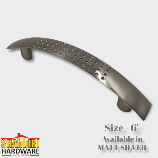 WARDROBE HANDLE OTS - 96MM MATT SILVER 