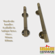 WARDROBE HANDLE 3304 ANTIQUE BRASS SERIES