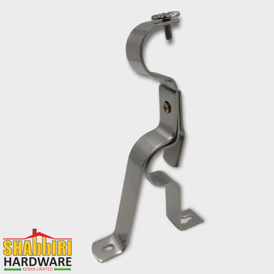 CURTAIN ROD BRACKET  096-2 CHROME SILVER 