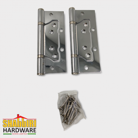 BUTTERFLY HINGES 5" - CHROME