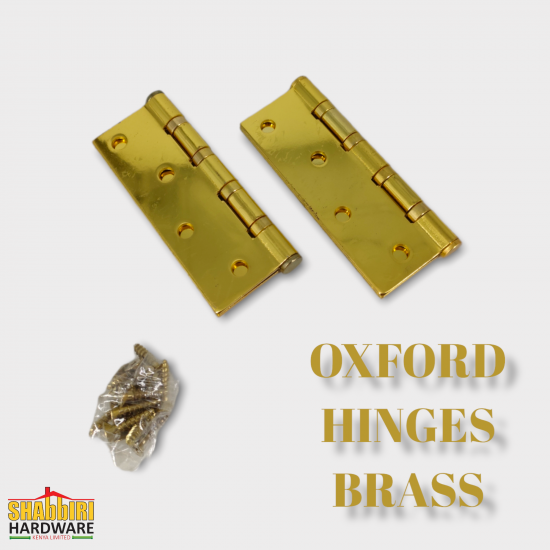 OXFORD BRASS HINGES 4"