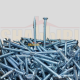 SELF DRILLING SCREWS CSK HEAD 2" (350pcs per pkt)
