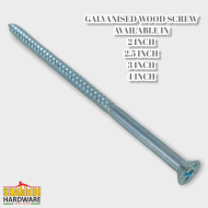 GALVANIZED WOOD SCREW 3"X10 (100PCS/PKT)