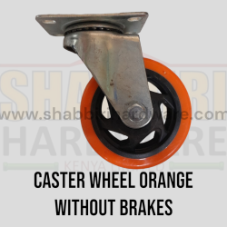 CASTER WHEEL 2'' ORANGE WITHOUT BRAKES