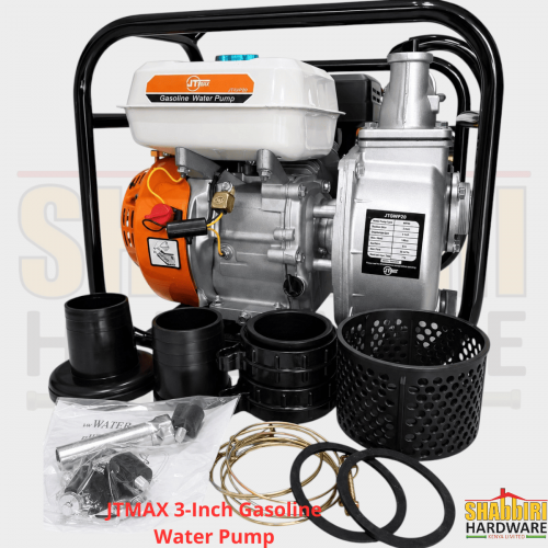 JTMAX 3-Inch Gasoline Water Pump JTGWP30 | 7.5HP Petrol Water Pump Kenya