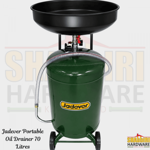 Jadever Portable Oil Drainer 70 Litres | Mobile Waste Oil Drain Tank Kenya