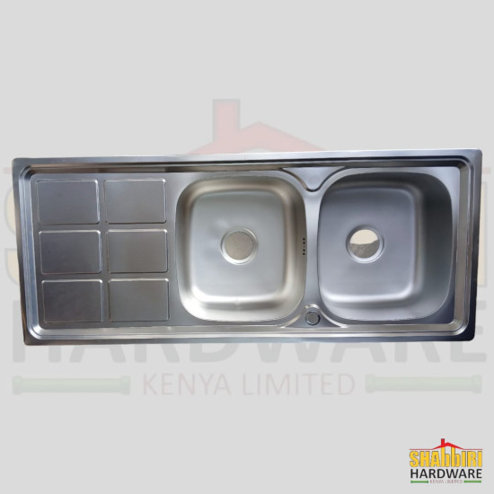 KITCHEN SINK Double Basin Single Drain (HD)