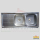 KITCHEN SINK Double Basin Single Drain (HD)