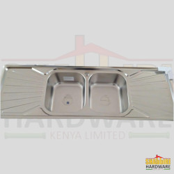 KITCHEN SINK Double Bowl Double Drain - HD