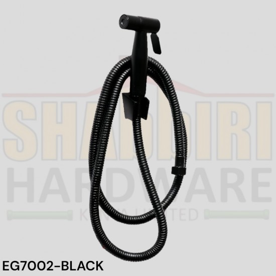 PREMIUM BIDET SPRAY(SS304) WITH 1.5M HOSE - BLACK FINISH