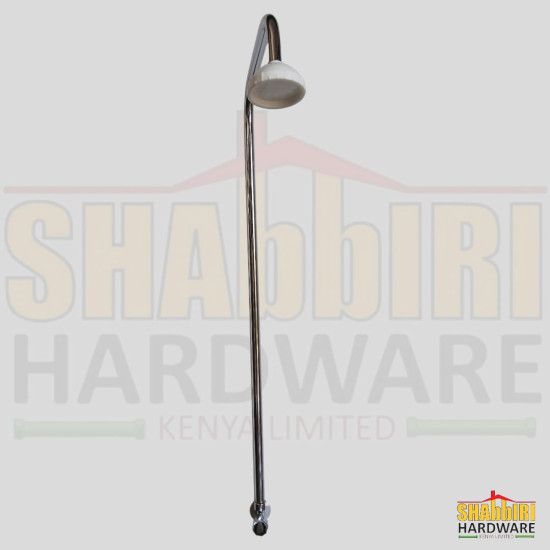 SHOWER ROSE + ANGLE VALVE + SHOWER PIPE