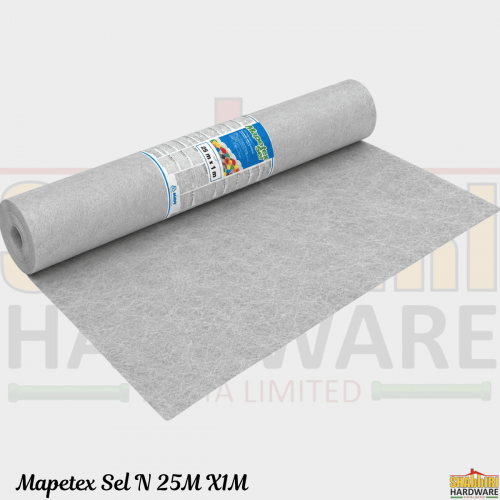 Mapei Mapetex Sel N — Non-Woven Polypropylene Waterproofing Reinforcement Fabric (1m × 25m Roll) in Kenya